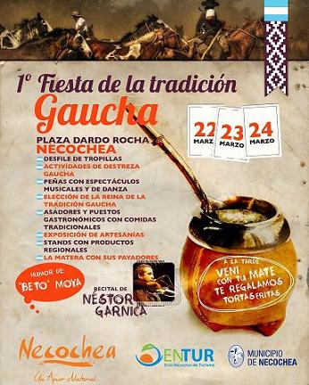 Necochea: 1 Fiesta de la Tradicin Gaucha