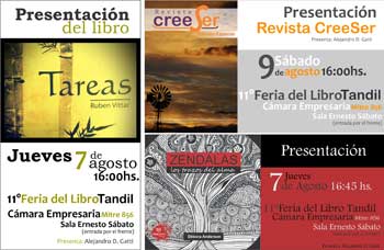 Presentacin Revista CreeSer en la XI Feria del Libro de Tandil