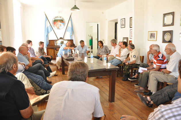 Topo Rodrguez encabez una jornada de trabajo con productores de San Pedro, Arrecifes y Baradero