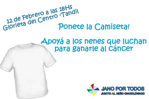 Se realiza este jueves la iniciativa Ponete la Camiseta