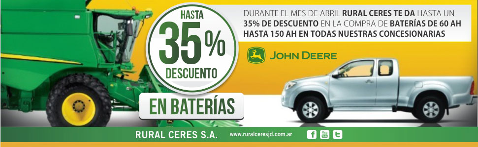 35% de descuento en baterias